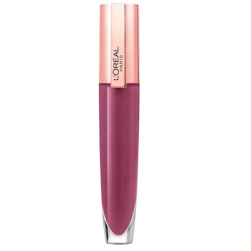 NWT L'Oreal Paris 100 Mademoiselle Mauve Glow Paradise Hydrating Lip Balm Gloss